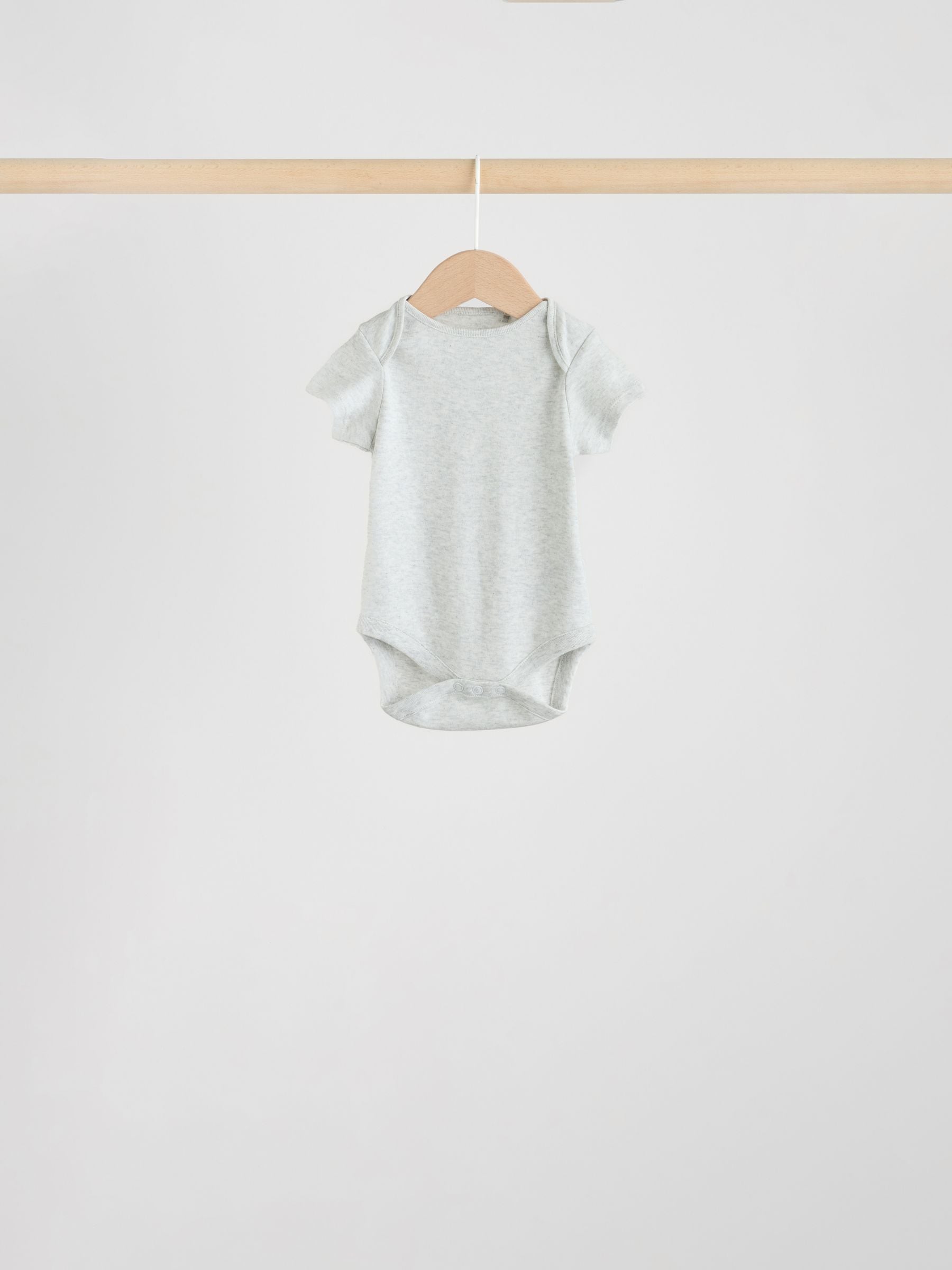 Neutral Baby Essential Short Sleeve Bodysuits 5 Pack image 6