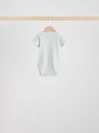Neutral Baby Essential Short Sleeve Bodysuits 5 Pack image 7