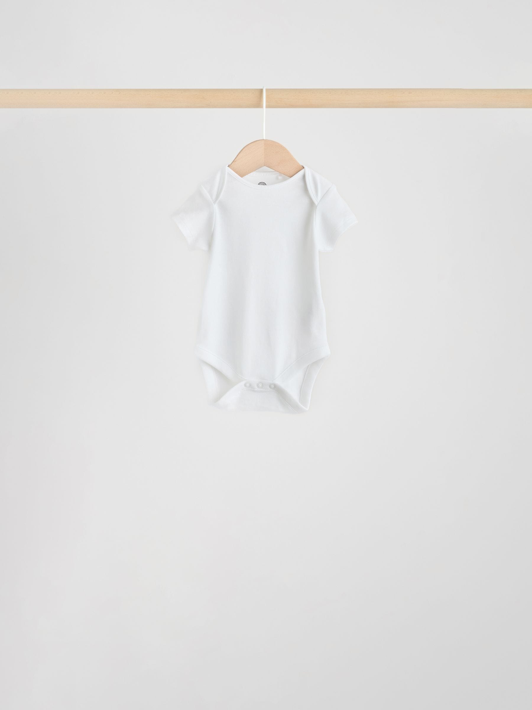 Neutral Baby Essential Short Sleeve Bodysuits 5 Pack image 9
