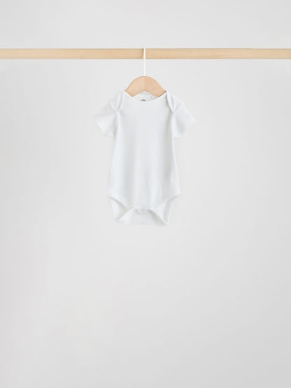Neutral Baby Essential Short Sleeve Bodysuits 5 Pack image 9