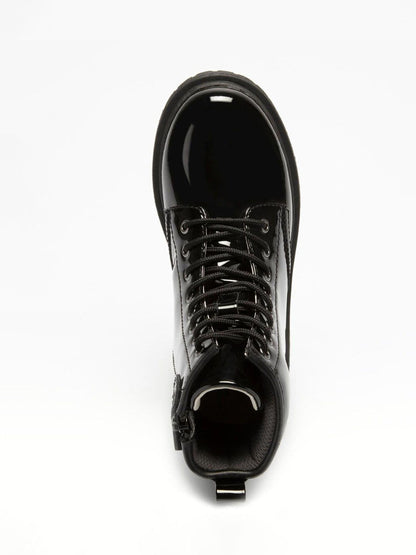 Lelli Kelly Black Patent Harper Lace Up Boots image 4