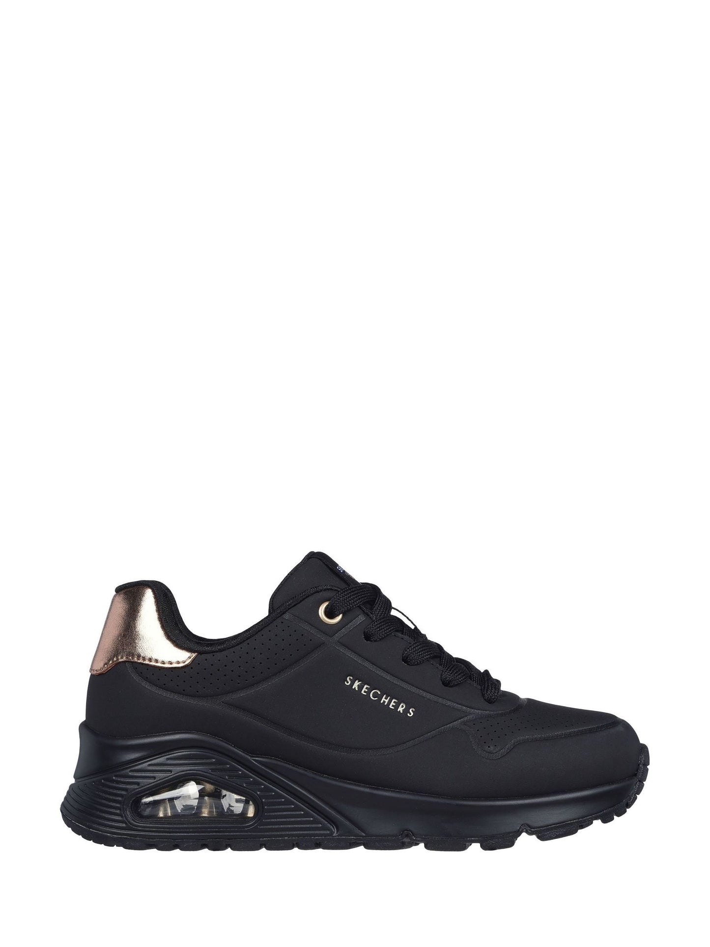 Skechers Black Dark Uno Gen1 Trainers image 1