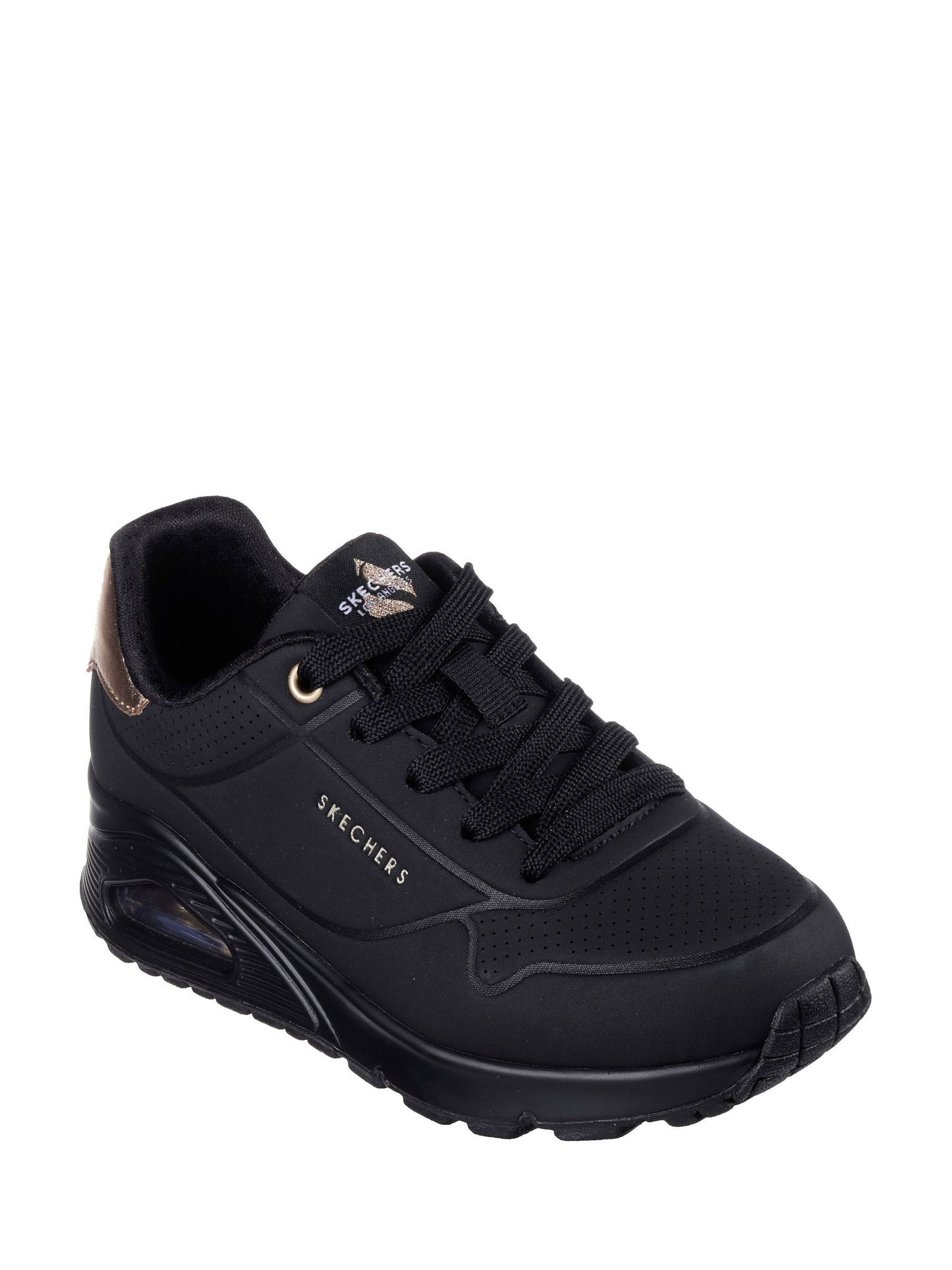 Skechers Black Dark Uno Gen1 Trainers image 3