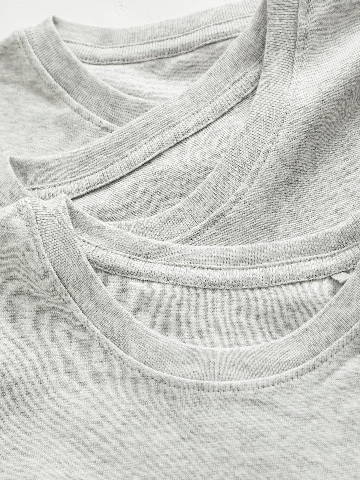 Dsiney Kidz - Grey 100% Cotton Short Sleeve Vests 3 Pack (1.5-16yrs) image 3