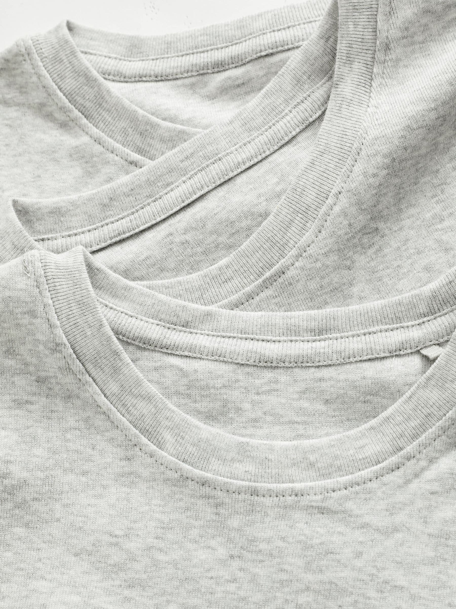 Dsiney Kidz - Grey 100% Cotton Short Sleeve Vests 3 Pack (1.5-16yrs) image 3