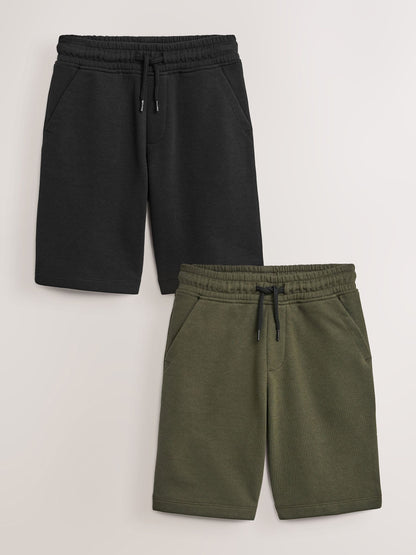 Dsiney Kidz - Black/Khaki Green Basic Shorts (3-16yrs) image 1