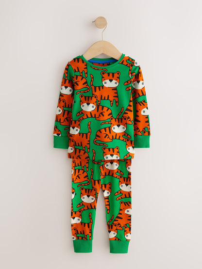 Bright Animal Print Snuggle Pyjamas 3 Pack (9mths-8yrs)