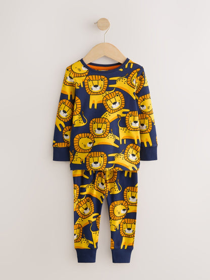 Bright Animal Print Snuggle Pyjamas 3 Pack (9mths-8yrs)