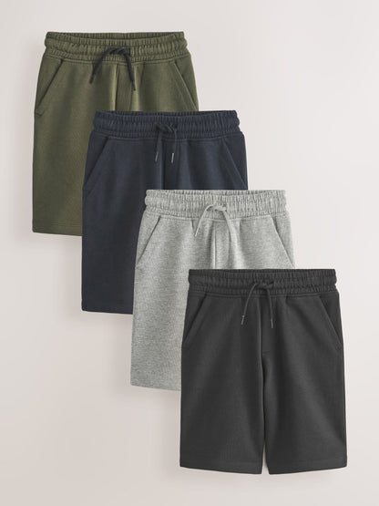 Dsiney Kidz - Black/Navy Blue Regular Fit Basic Shorts (3-16yrs) image 1