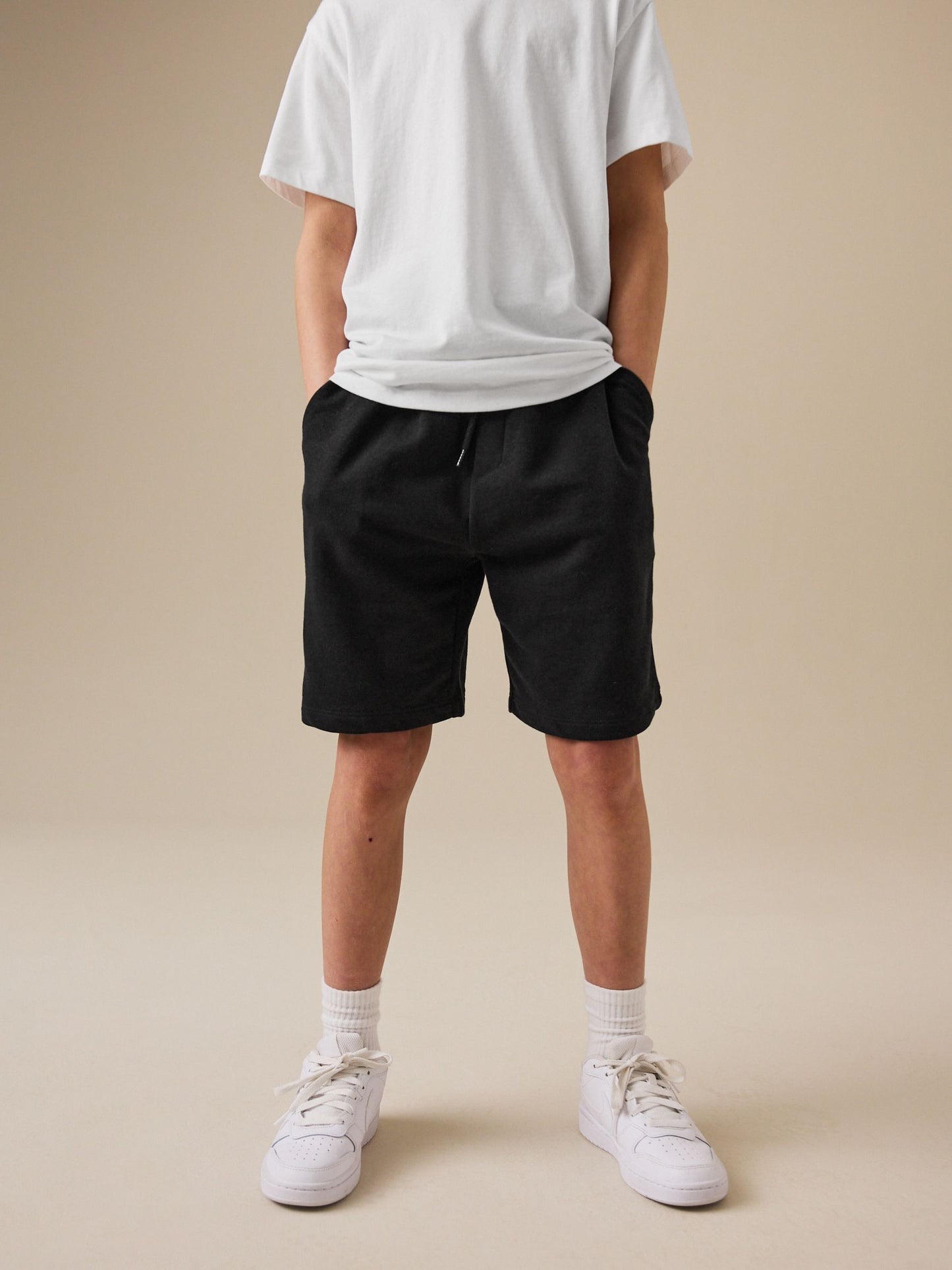 Dsiney Kidz - Black Regular Fit Basic Shorts (3-16yrs) image 2