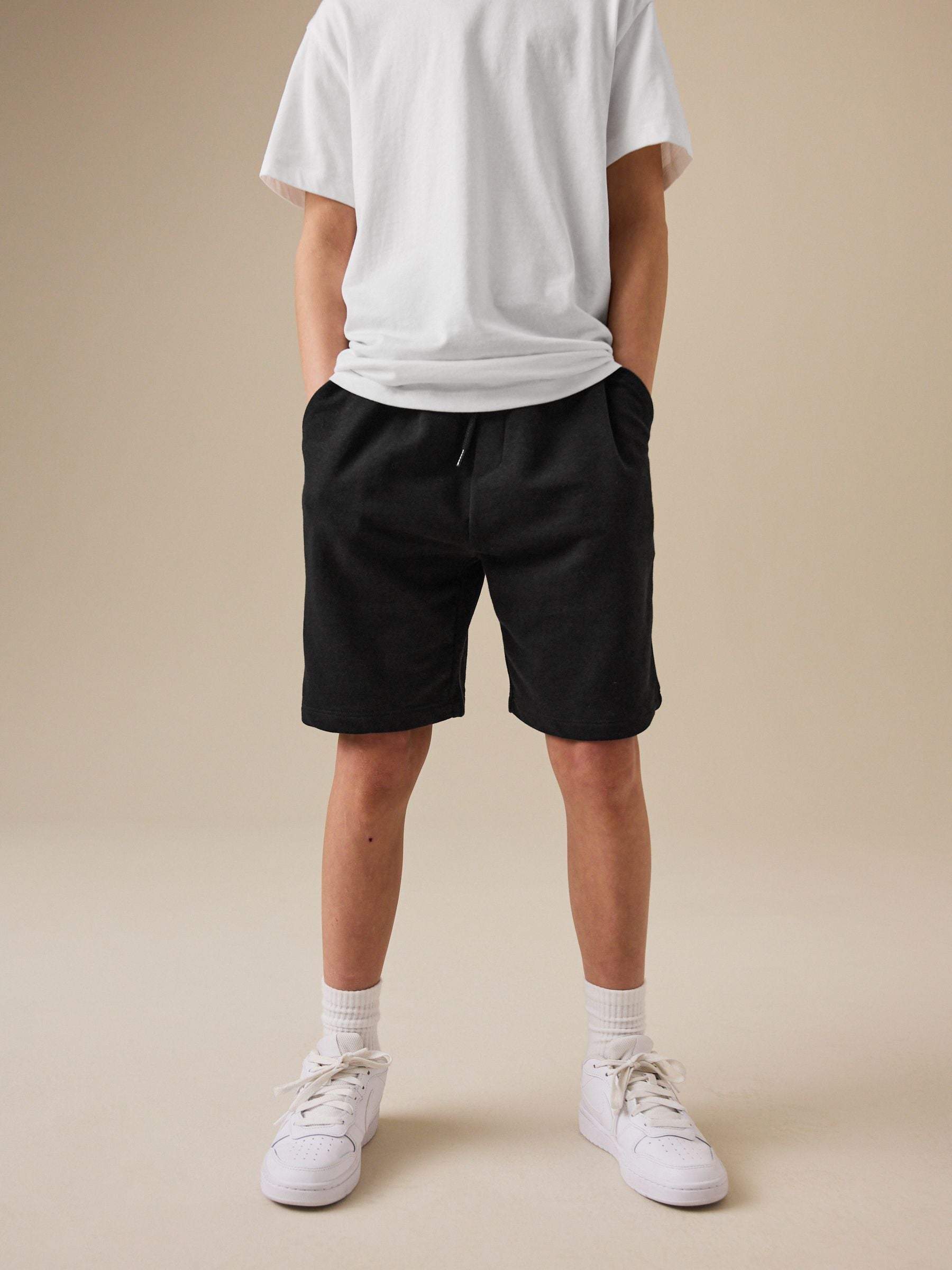 Dsiney Kidz - Black Regular Fit Basic Shorts (3-16yrs) image 2
