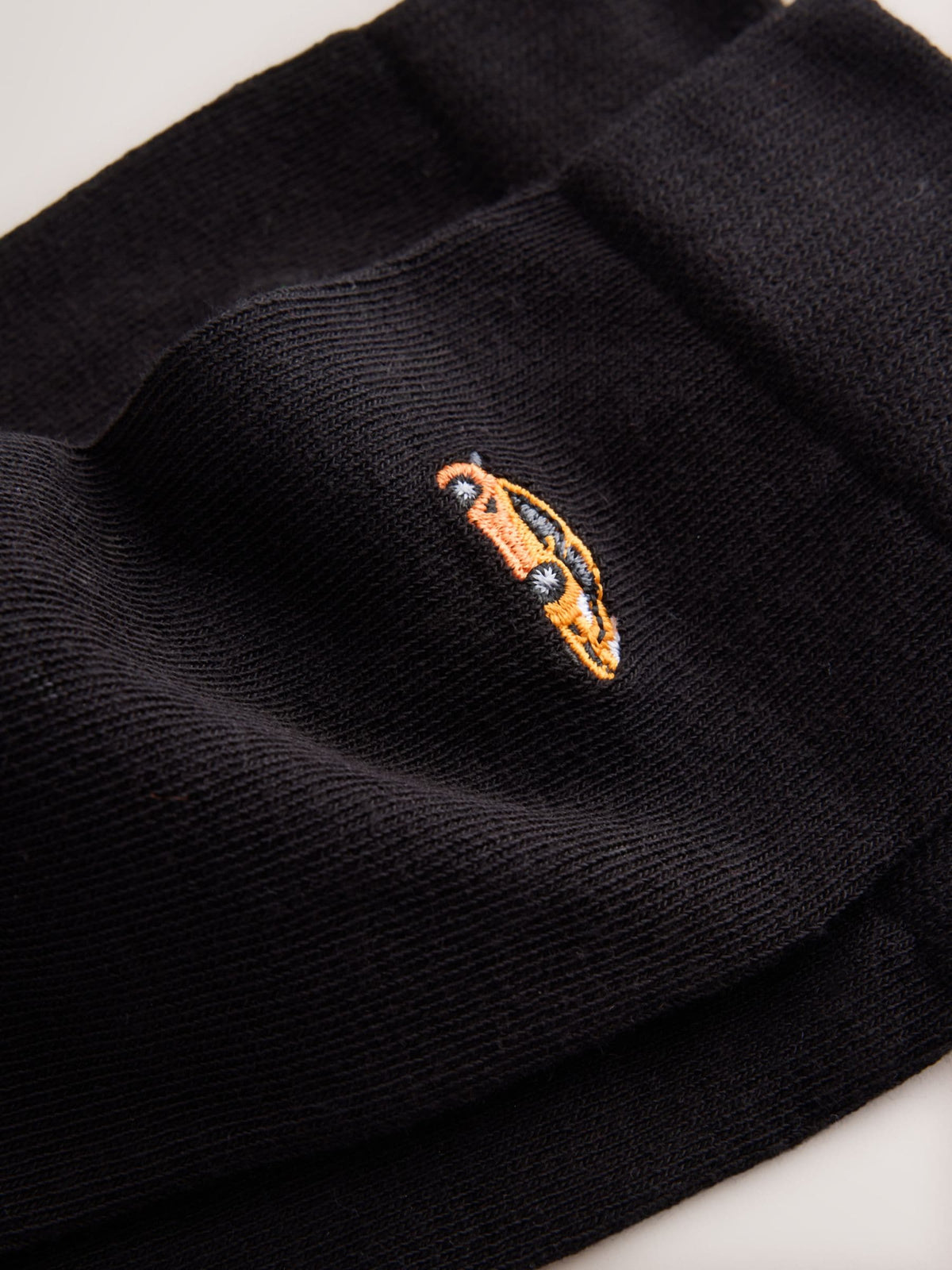 Black Car Embroidered Socks 5 Pack - image 3