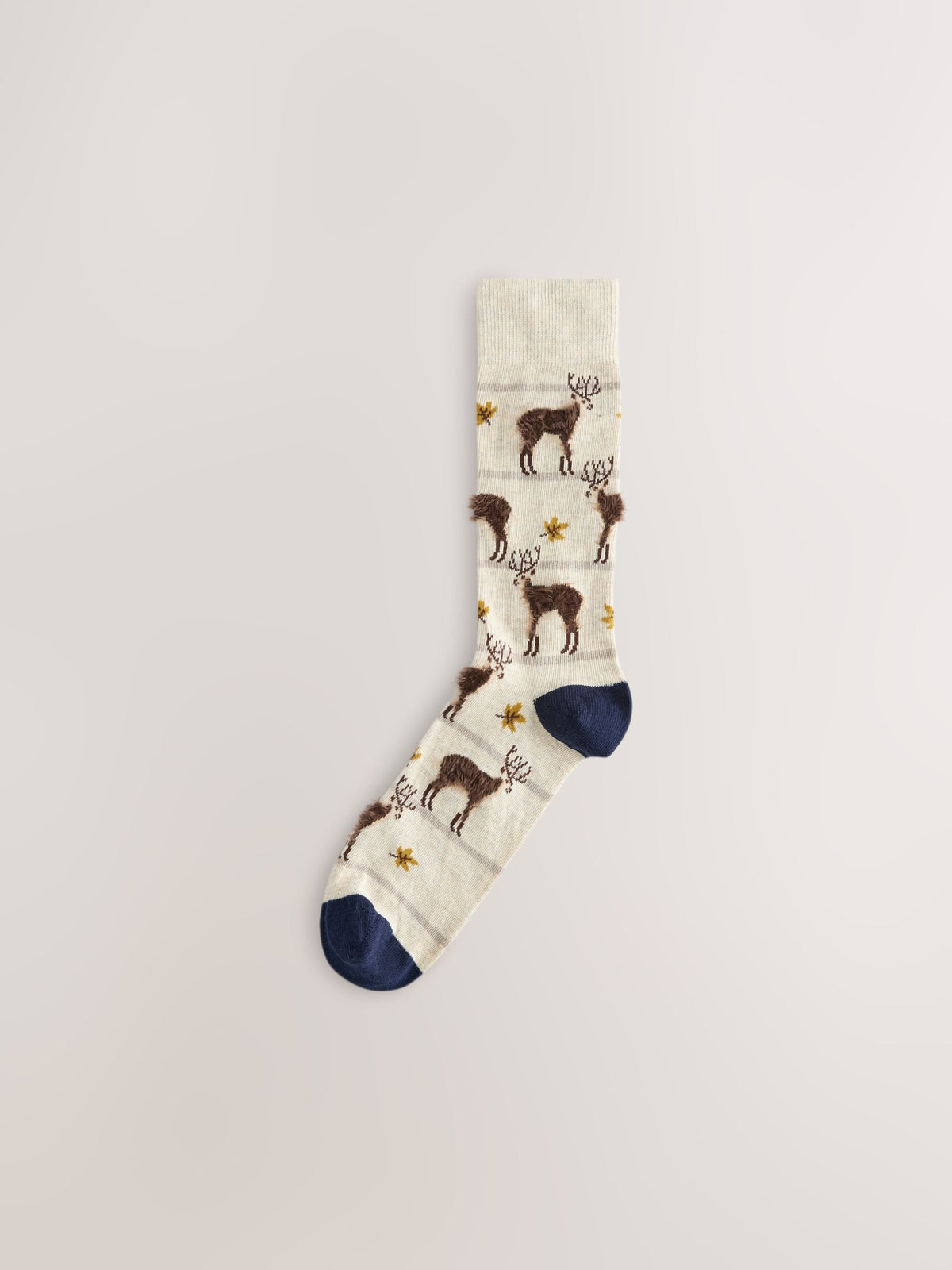 Green/ Red/ Brown Stripe Fluffy Animal Pattern Socks 5 Pack - image 4