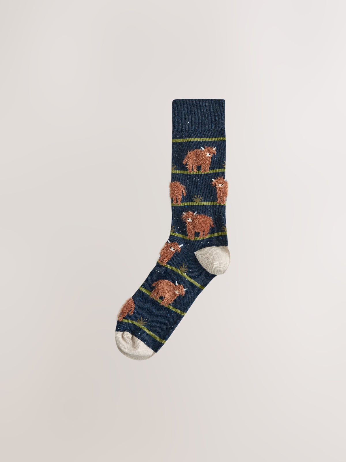 Green/ Red/ Brown Stripe Fluffy Animal Pattern Socks 5 Pack - image 7