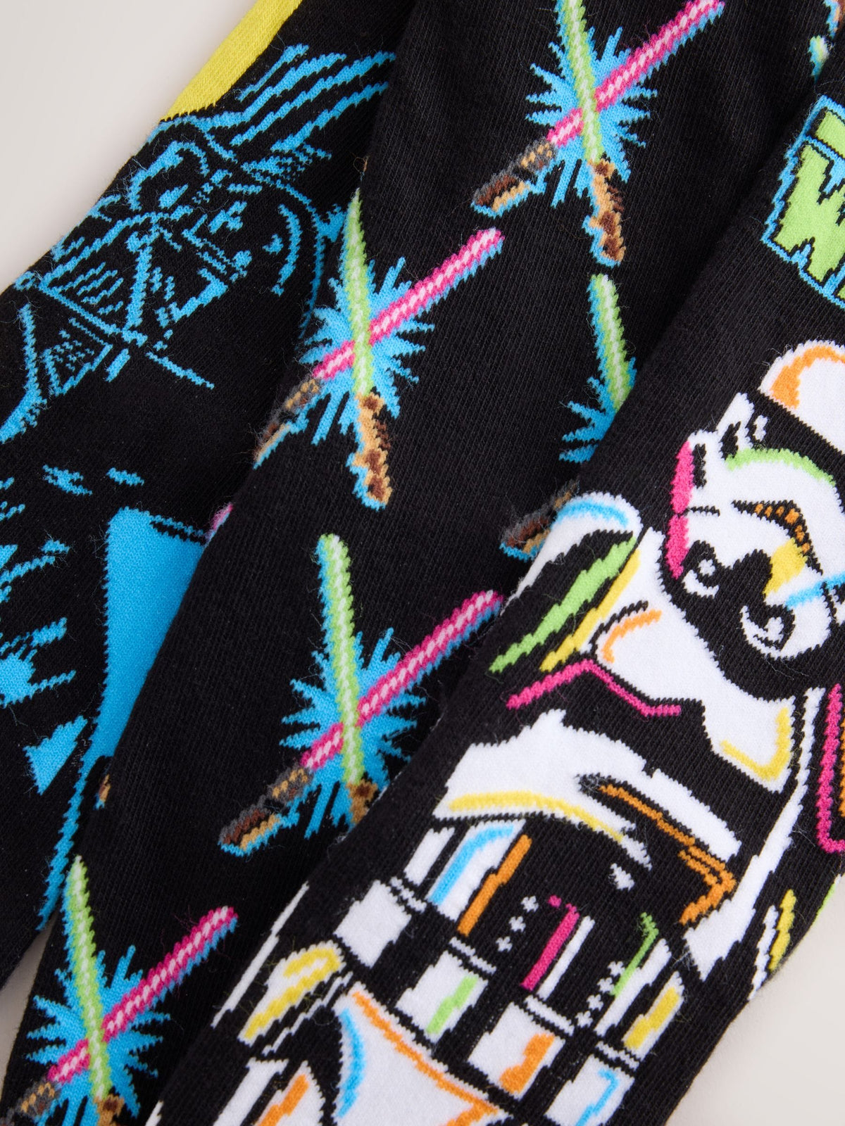 Black Star Wars Pattern Socks 3 Pack - image 6