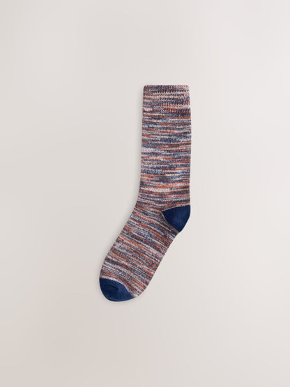 Blue/Green/Red Twist Ribbed Socks 4 Pack - image 5