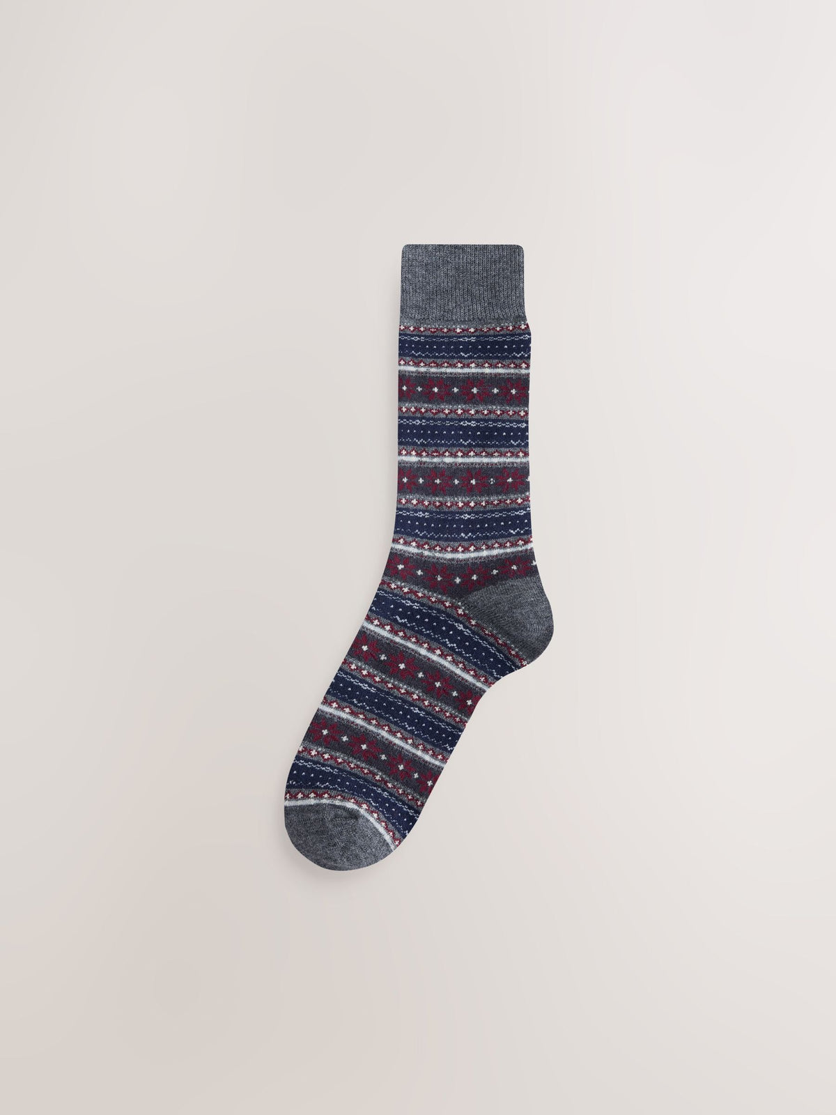 Red/Green Twist Ribbed Socks 4 Pack - image 5