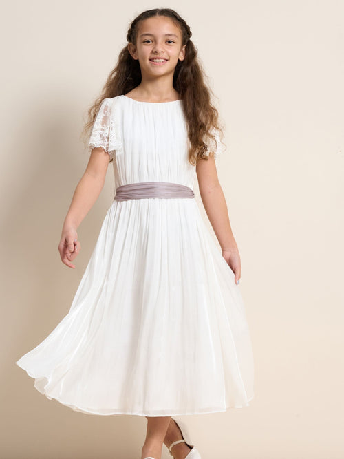 Dsiney Kidz - Angel & Rocket White Lace Sleeve Aria Maxi Dress image 1