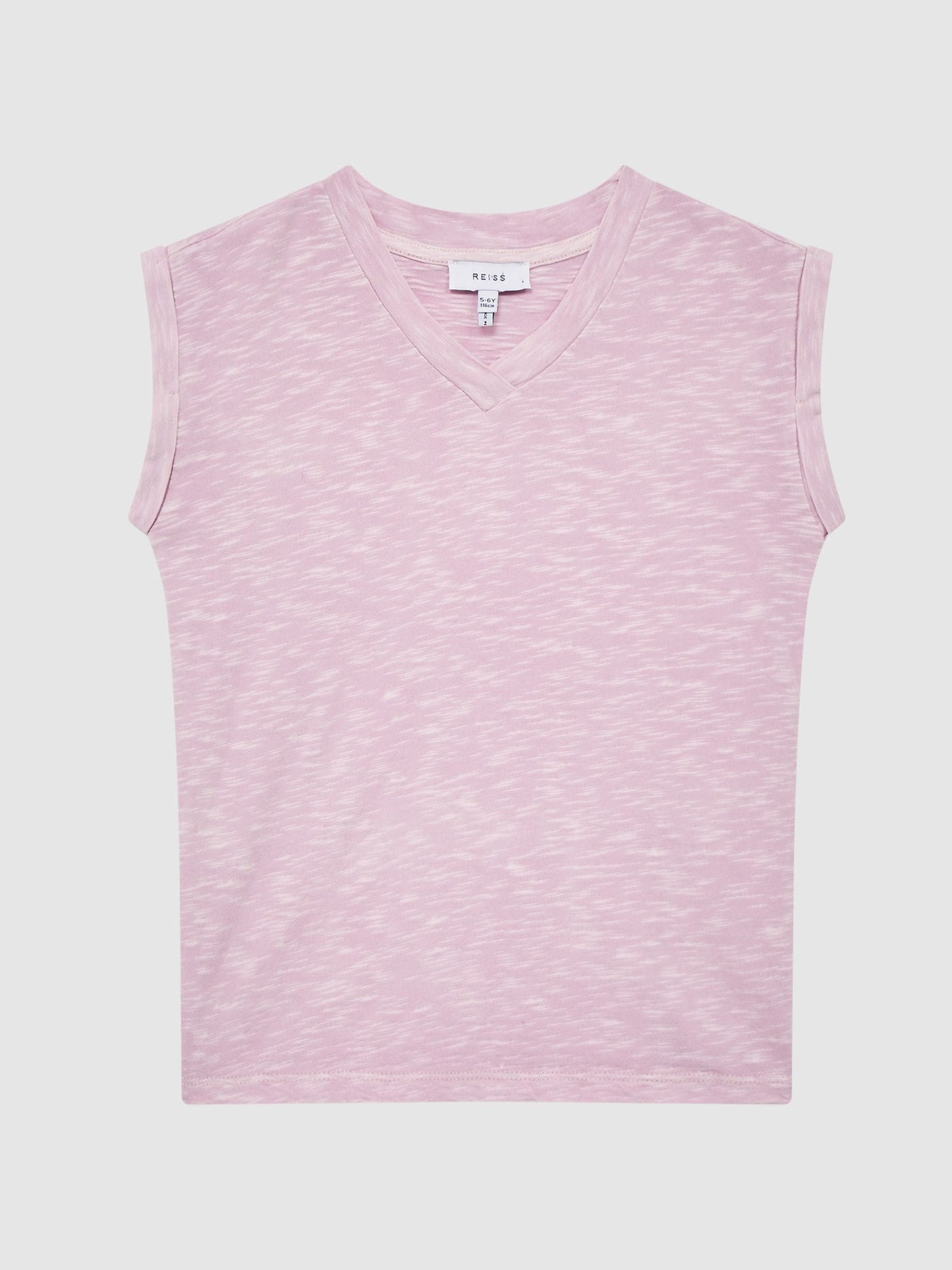 Dsiney Kidz - Reiss Lilac Freddie Senior Jersey V Neck T-Shirt image 2