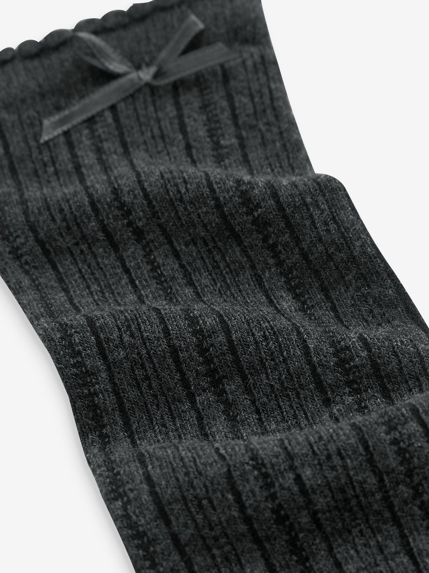 Clarks Grey Knee High School Socks 2 Pack image 2