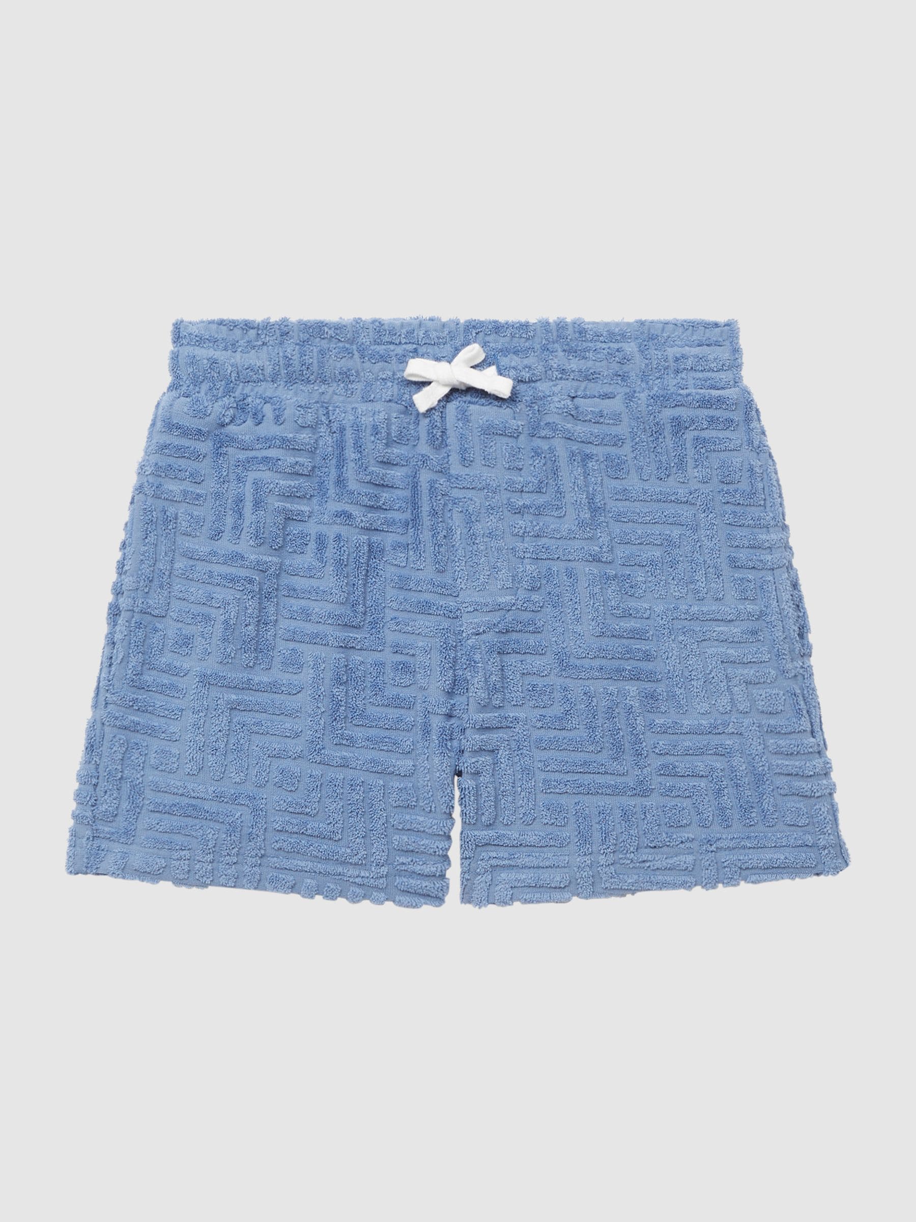 Dsiney Kidz - Reiss Airforce Blue Miami Senior Terry Towelling Shorts image 2