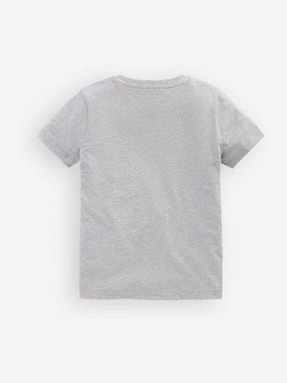 Boden Grey Linear Stitch T-Shirt image 2
