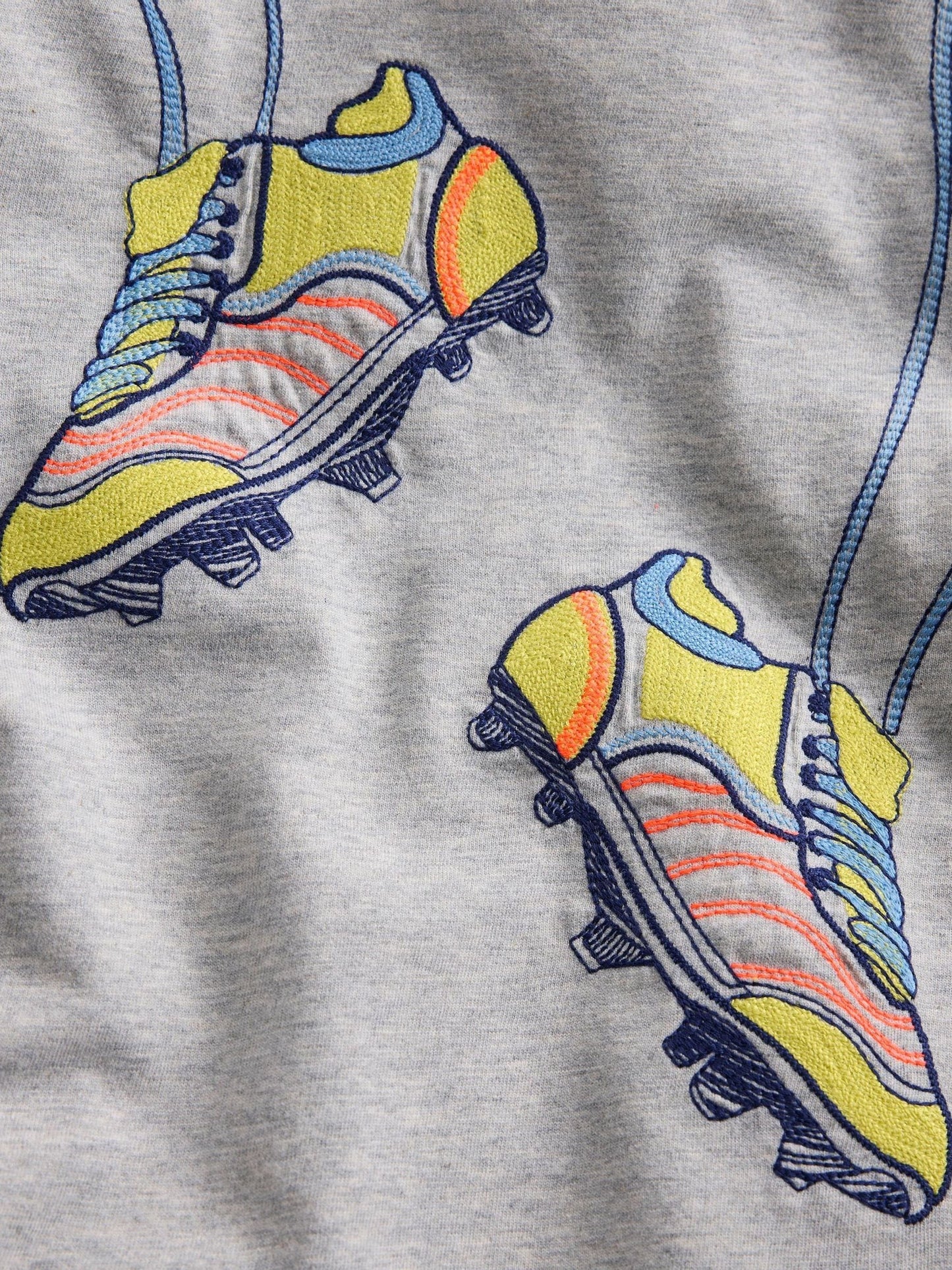 Boden Grey Linear Stitch T-Shirt image 3