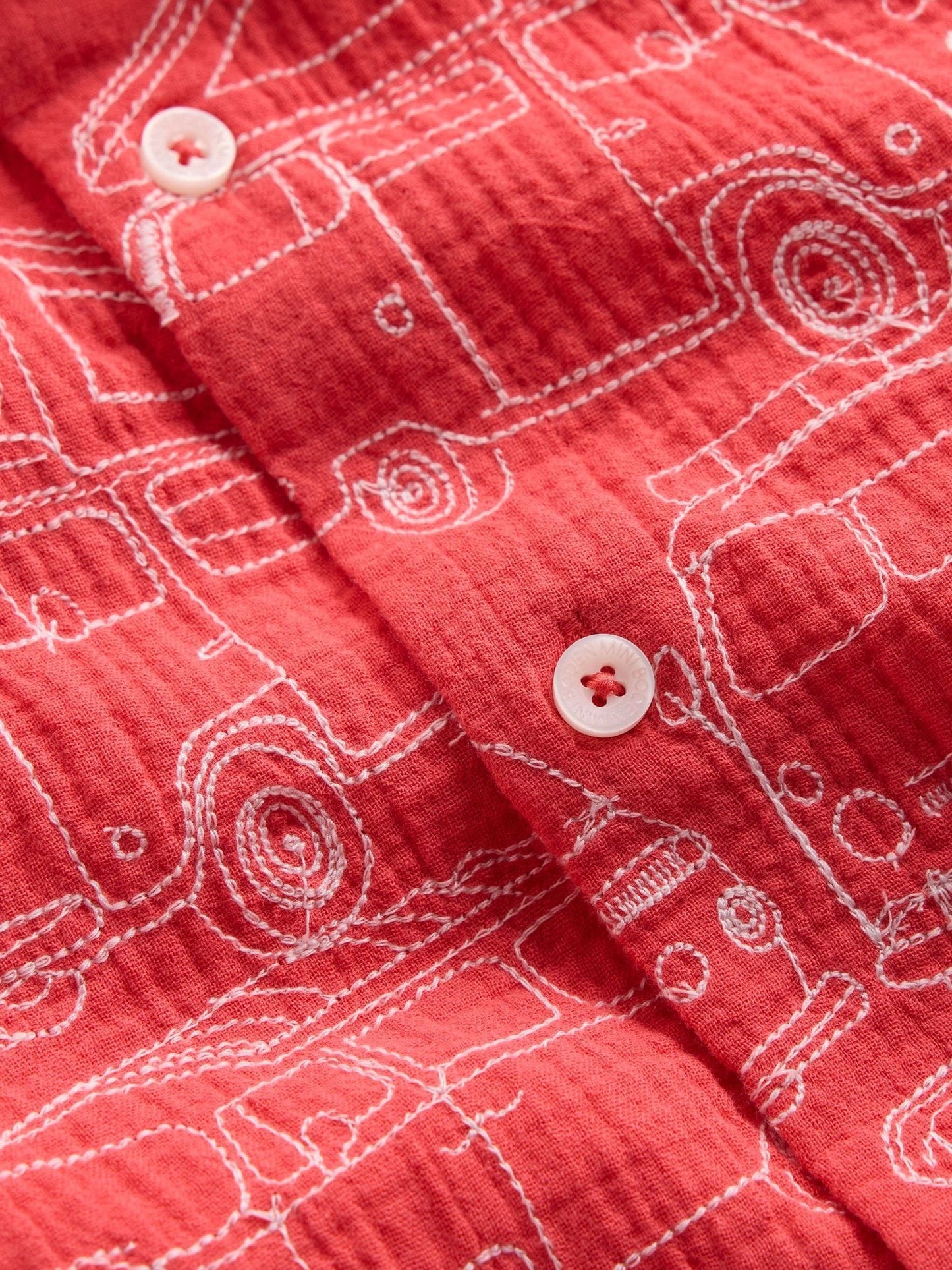 Dsiney Kidz - Boden Red Double Cloth Shirt image 3
