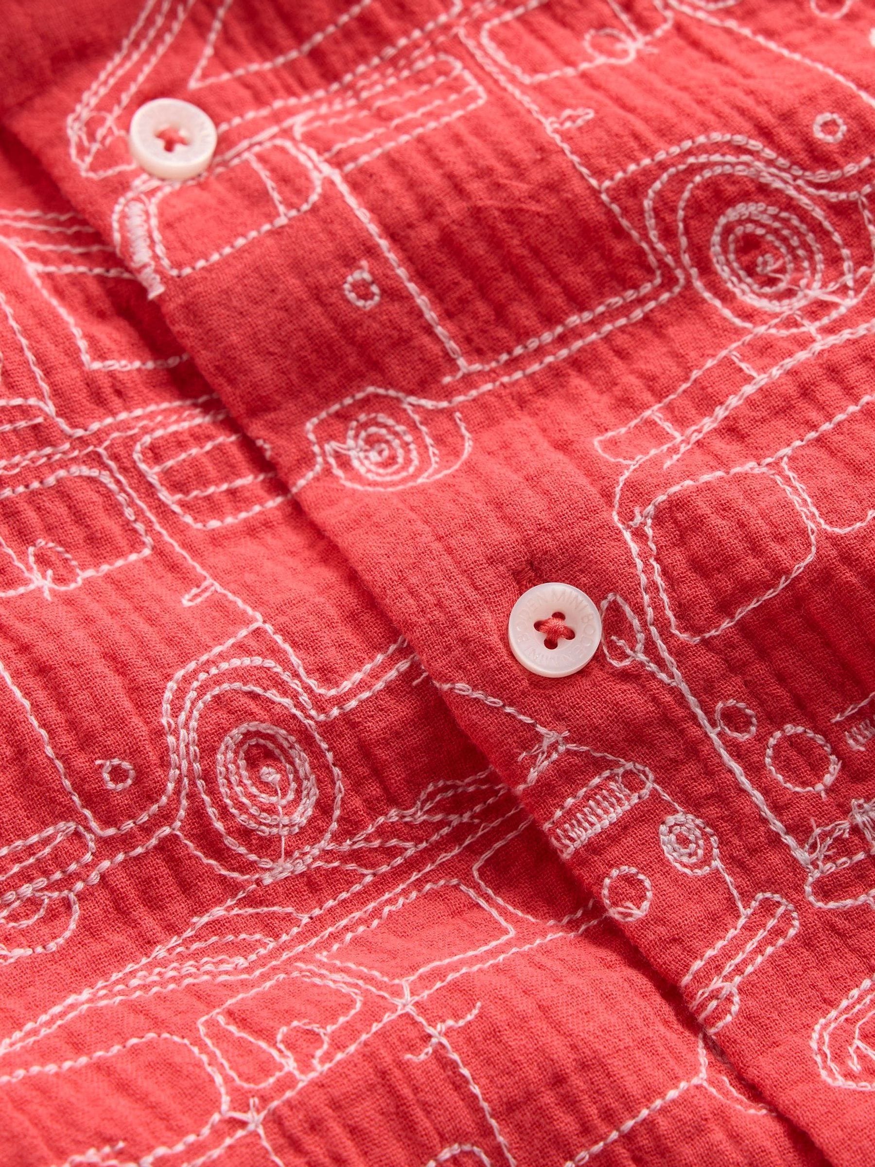 Dsiney Kidz - Boden Red Double Cloth Shirt image 3