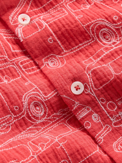 Dsiney Kidz - Boden Red Double Cloth Shirt image 3