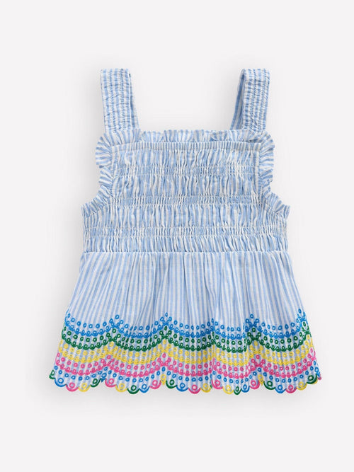 Dsiney Kidz - Boden Blue Embellished Strappy Top image 1