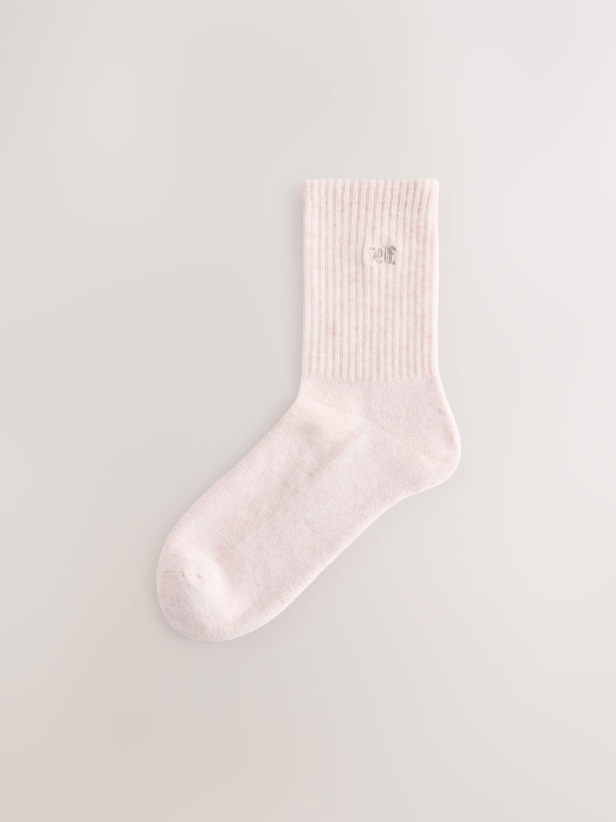 self. Oatmeal Cushion Sole Ankle Socks 7 Pack - image 3