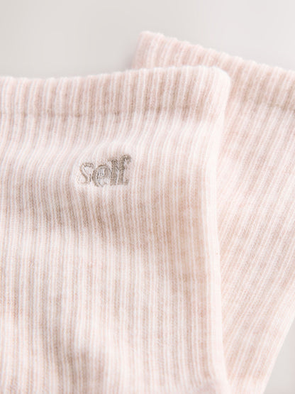 self. Oatmeal Cushion Sole Ankle Socks 7 Pack - image 8