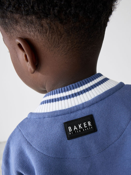 Baker by Ted Baker 3 Piece Varsity Jacket T-Shirt and Jogger Set image 3