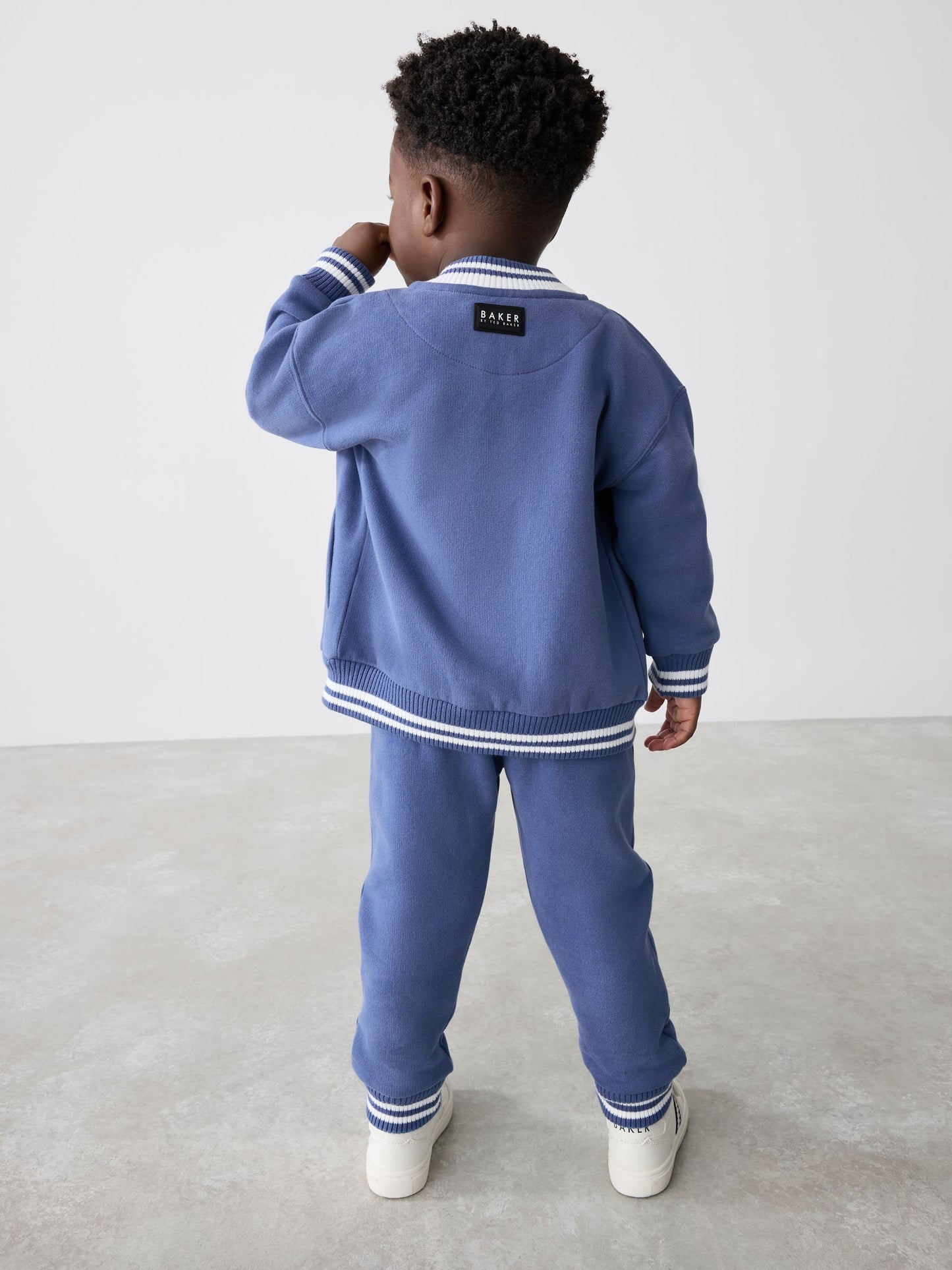 Baker by Ted Baker 3 Piece Varsity Jacket T-Shirt and Jogger Set image 3