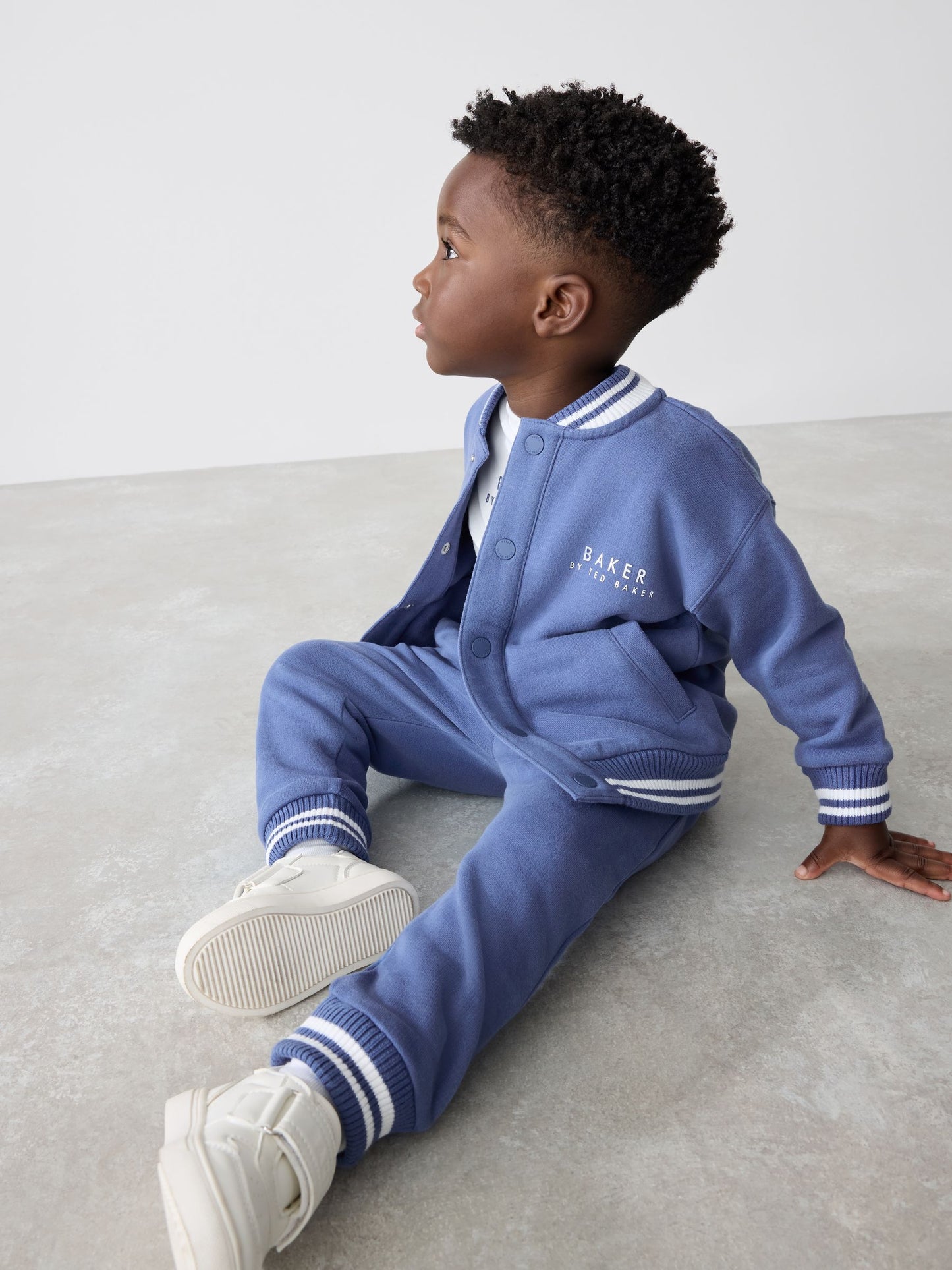 Baker by Ted Baker 3 Piece Varsity Jacket T-Shirt and Jogger Set image 4