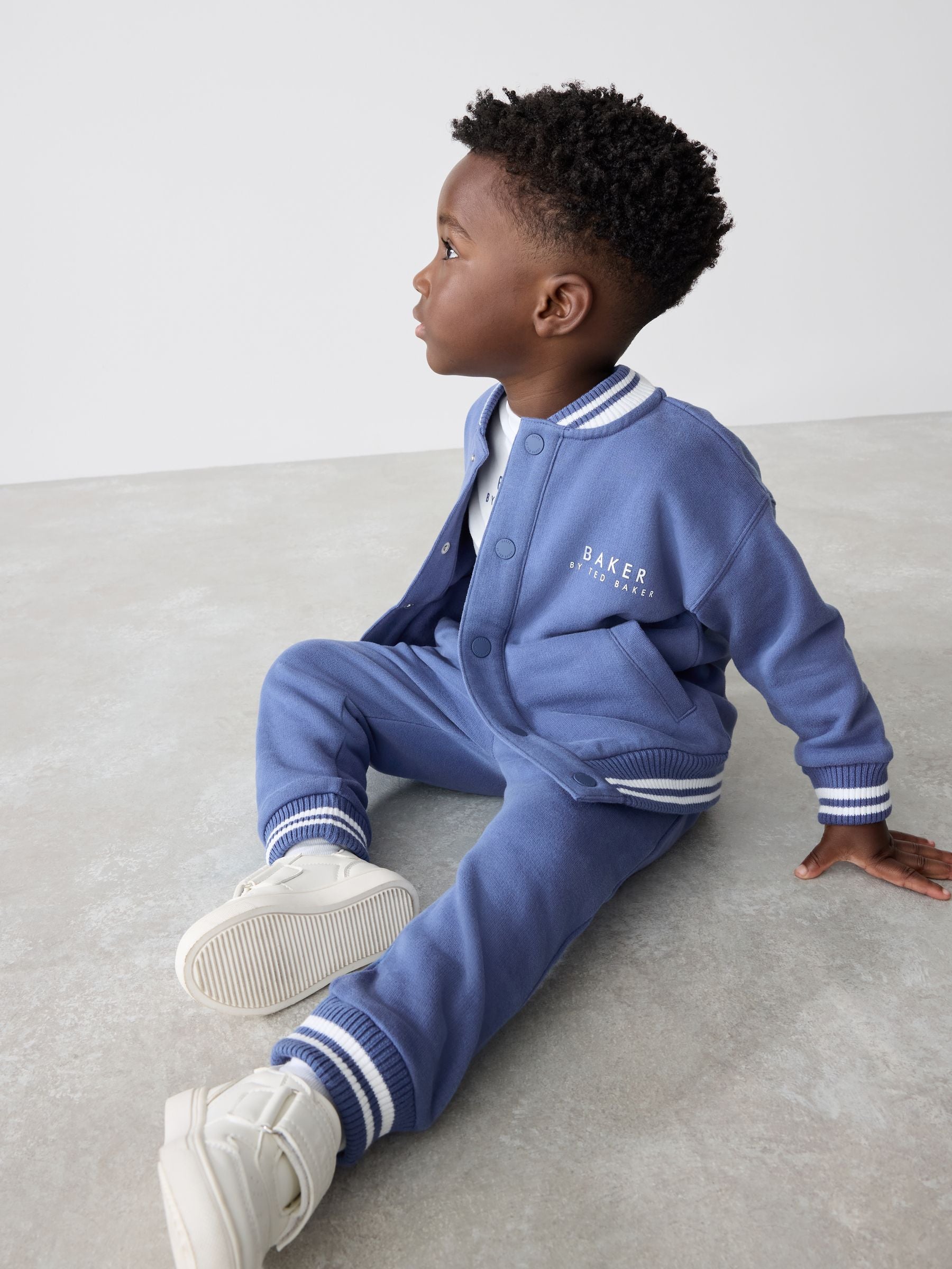 Baker by Ted Baker 3 Piece Varsity Jacket T-Shirt and Jogger Set image 4