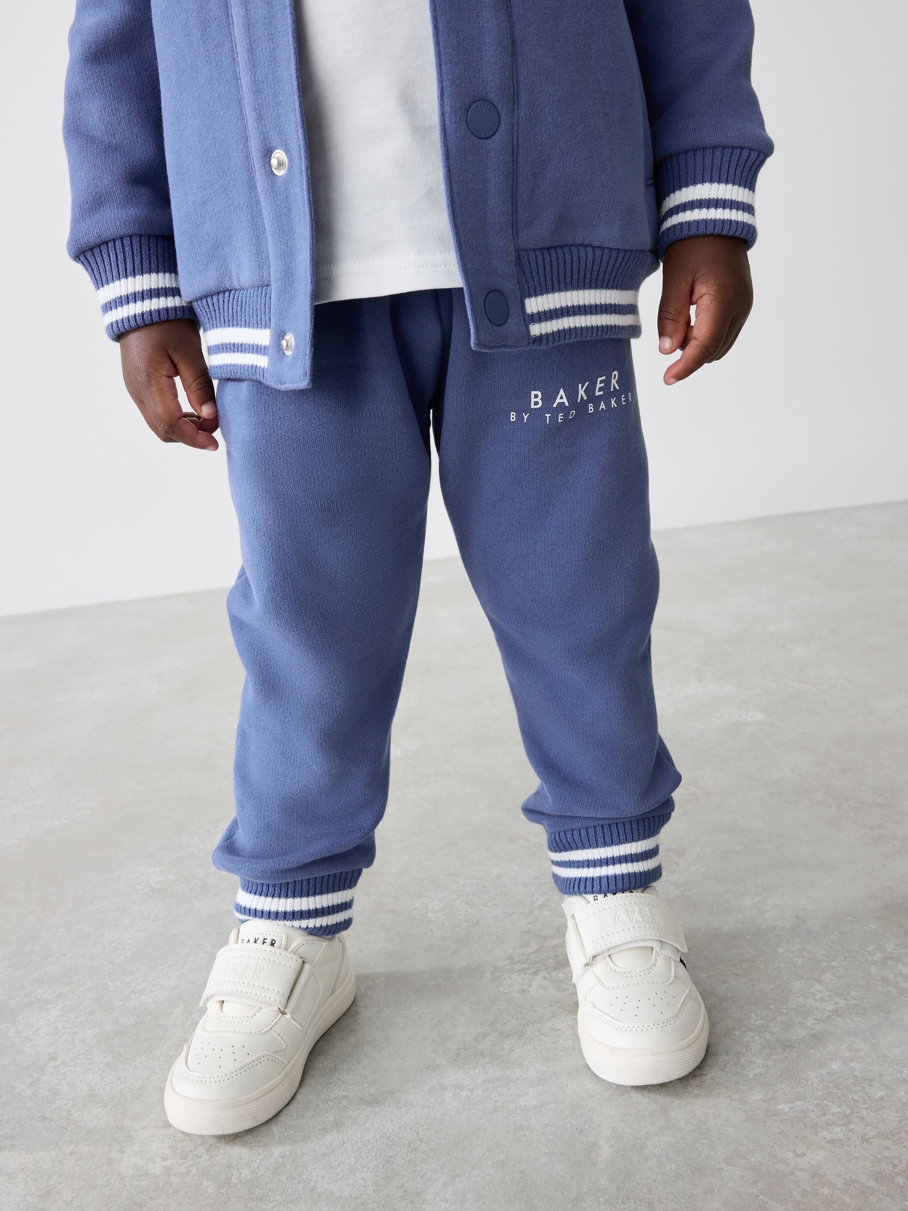 Baker by Ted Baker 3 Piece Varsity Jacket T-Shirt and Jogger Set image 6