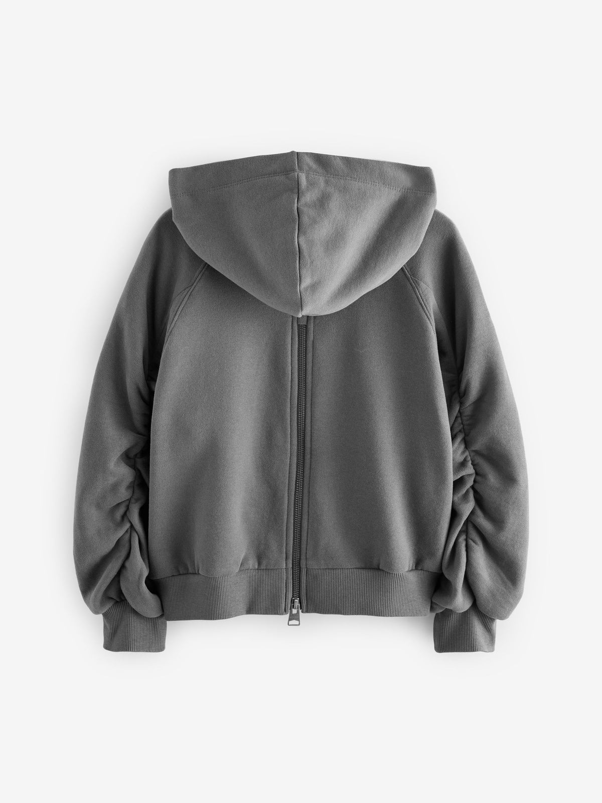 smALLSAINTS Charcoal Grey Oversized Dana Zip Hoodie - image 7