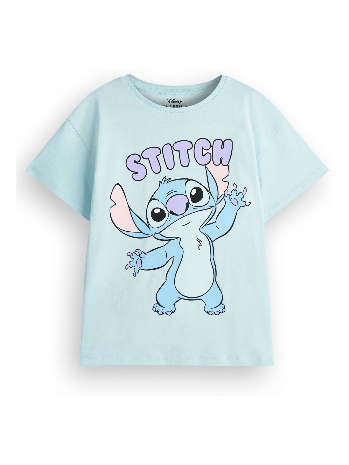 Dsiney Kidz - Vanilla Underground Blue Girls Stitch 100% Cotton T-Shirts 2 Pack image 3