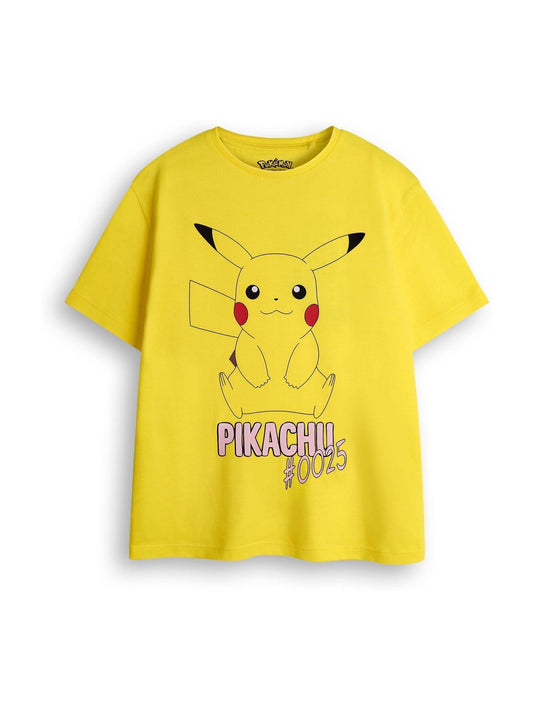 Dsiney Kidz - Vanilla Underground Yellow Girls Pokemon 100% Cotton T-Shirts 3 Pack image 2