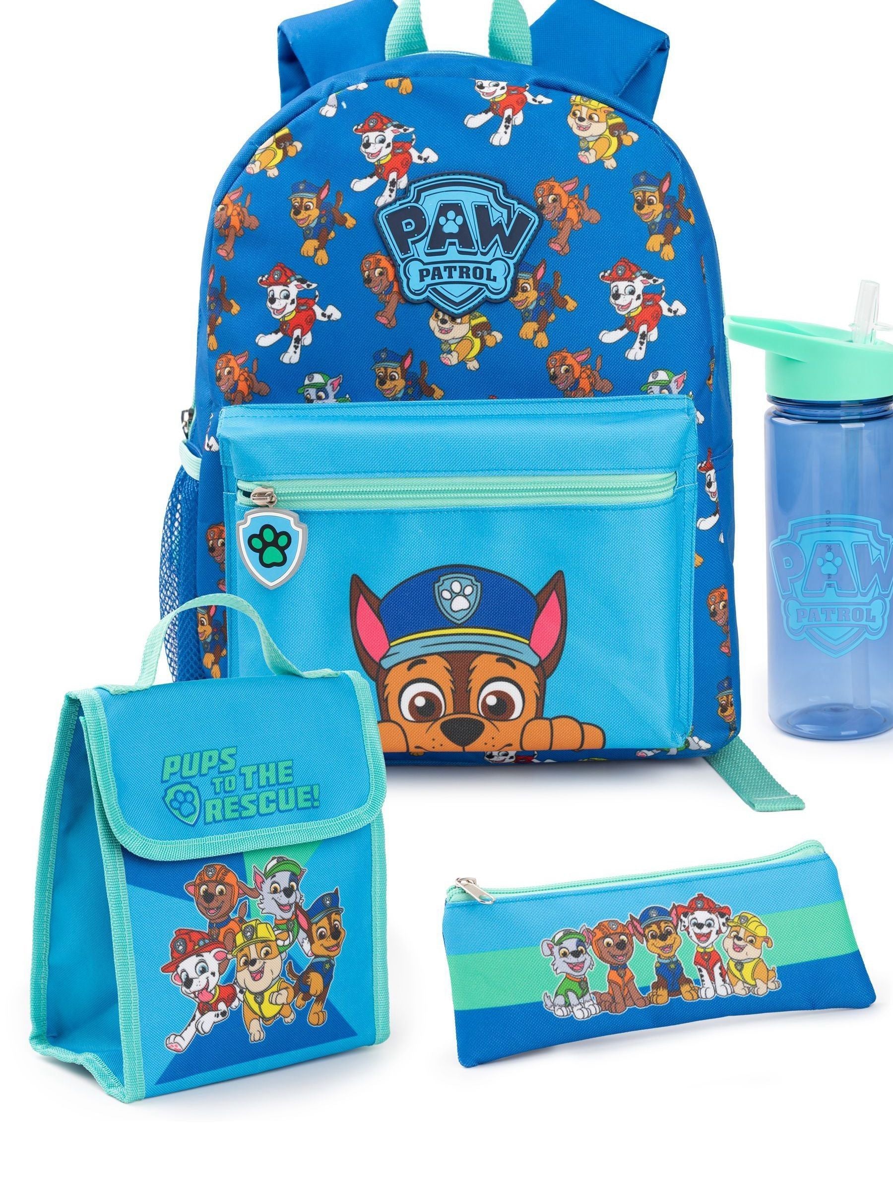 Vanilla Underground Blue Boys Paw Patrol 4 Piece Backpack Set image 1