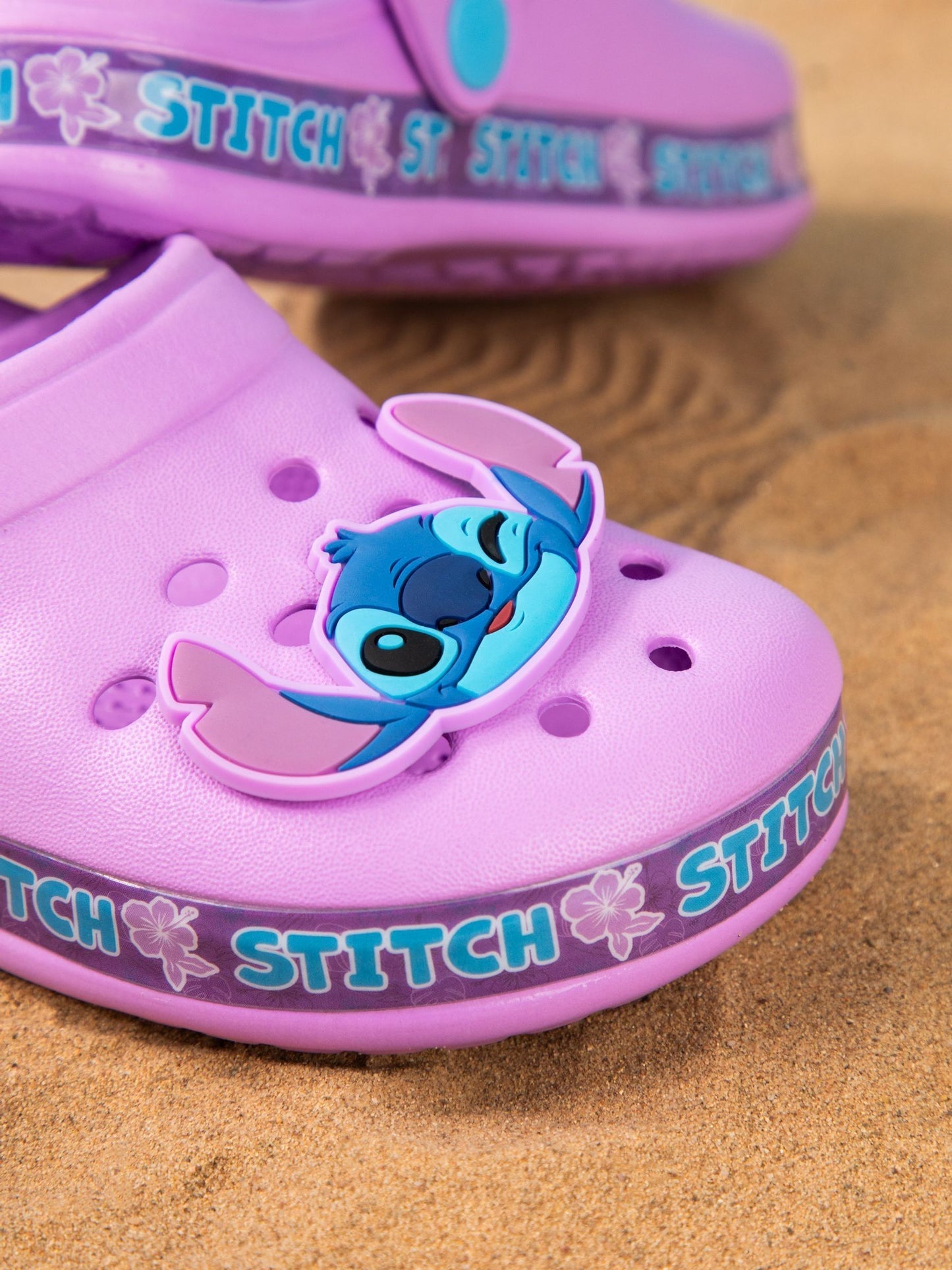 Vanilla Underground Purple Girls Stitch Clogs image 2