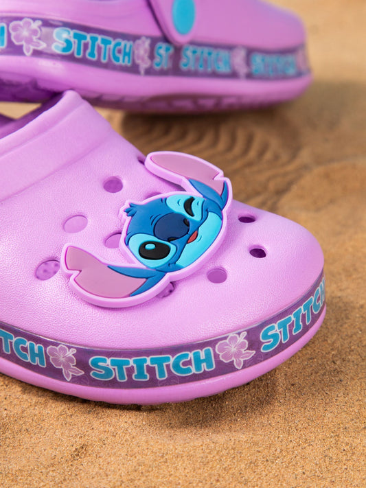 Vanilla Underground Purple Girls Stitch Clogs image 2