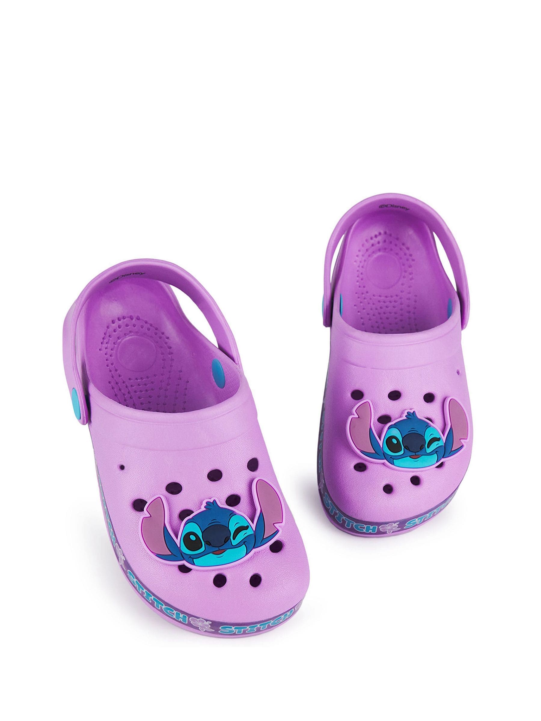 Vanilla Underground Purple Girls Stitch Clogs image 3