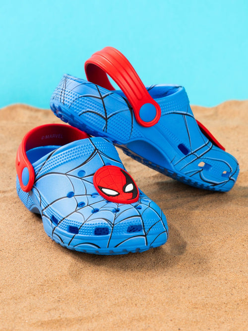 Vanilla Underground Blue Boys Spider-Man Clogs image 1