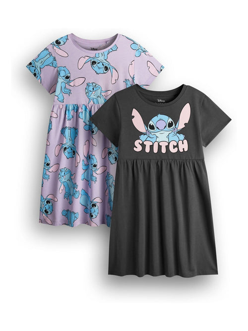 Vanilla Underground Multicoloured Disney Lilo and Stitch Dress 2 Pack image 1