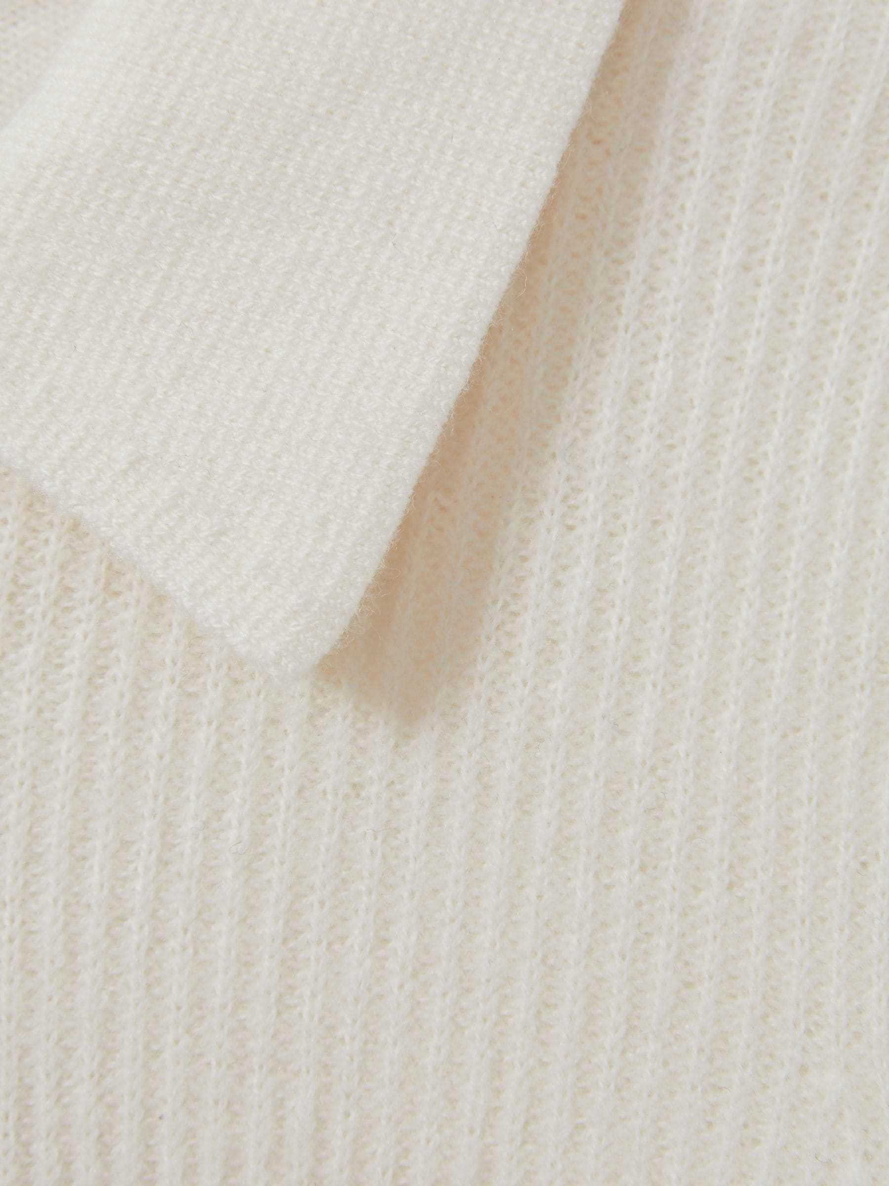 Dsiney Kidz - Reiss Off White Regis 3-9 yrs Wool Quarter Zip Polo Shirt image 4
