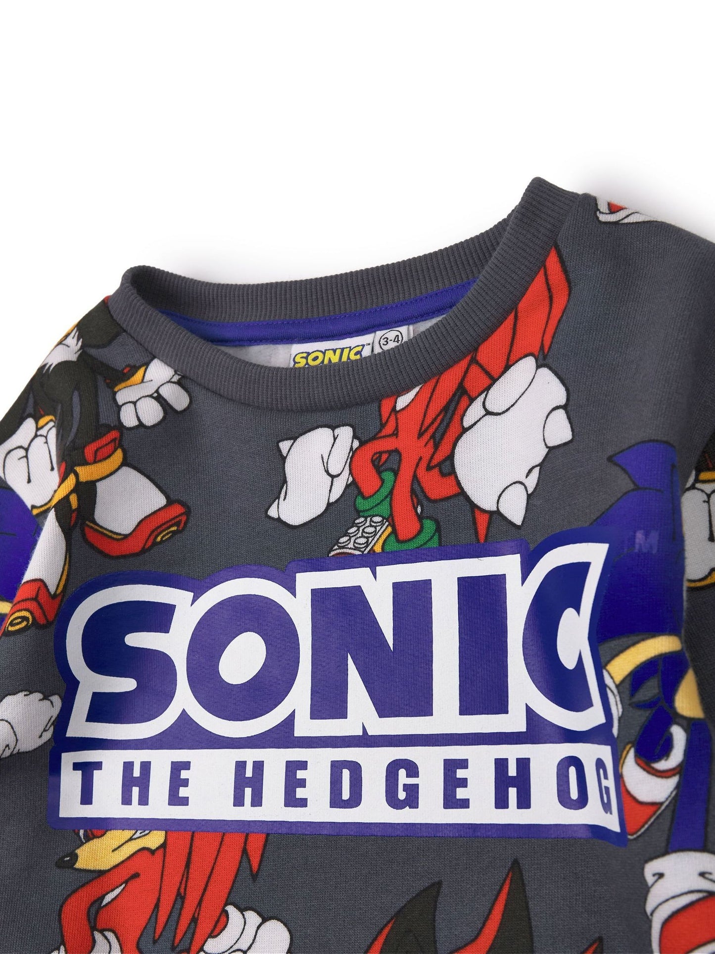 Dsiney Kidz - Vanilla Underground Grey Boys Sonic Sweatshirt and Shorts Set image 5
