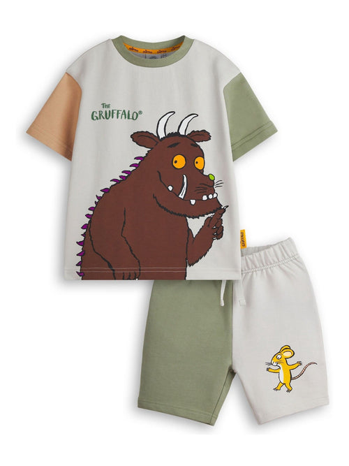 Vanilla Underground Boys Gruffalo Sweat 100% Cotton T-Shirt and Shorts Set image 1